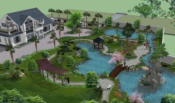 Những lưu ý cần biết khi bắt tay xây dựng sân vườn biệt thự
